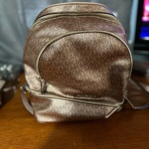 Rose gold, Michael Kors backpack